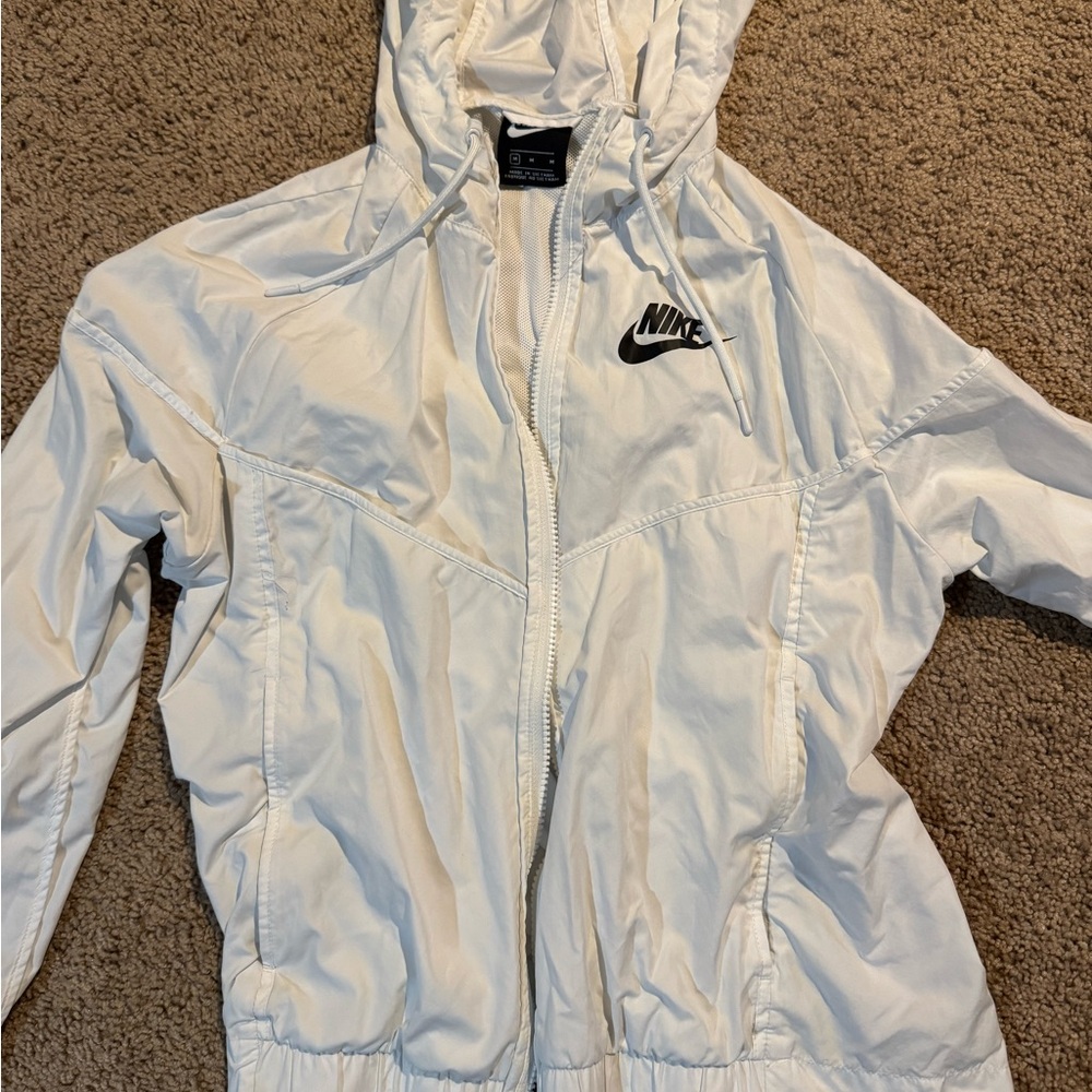 Nike Women's White Rain Jacket